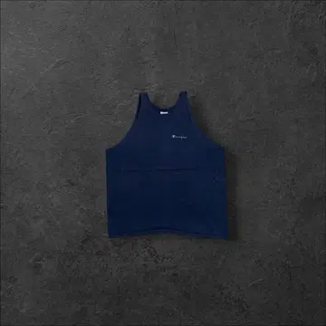 90년대 Champion 챔피온 탱크탑 파랑 자수 택