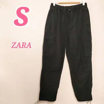 ZARA 자라 블랙 카고 팬츠 S 가을 겨울 코디 스트릿 하의