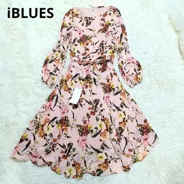 새상품 iBLUES 롱 원피스 꽃무늬 빅 사이즈 iBLUES