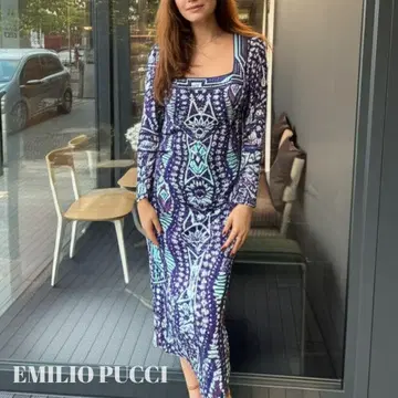 [컨디션 최상] EMILIO PUCCI 에밀리오 푸치 원피스 S 사이즈