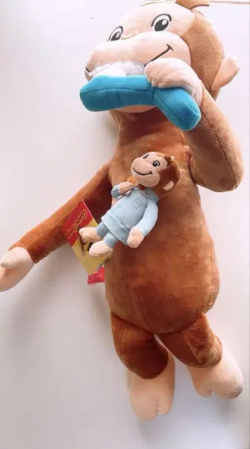 오자루의 조지 봉제 인형 빅 칫솔 파자마