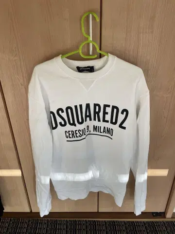 DSQUARED2 화이트 맨투맨 S 사이즈