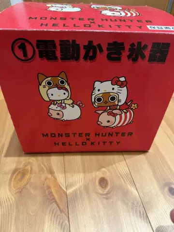몬스터 헌터 아이루 x 헬로키티 전동 빙수기