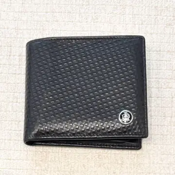 dunhill 던힐 마이크로 디에이트 2단 접이식 지갑 엠보싱 가죽