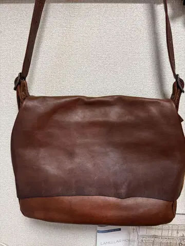 genten 호스 가죽 백 A4 숄더