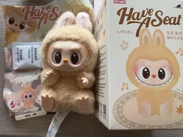 POP MART Have A Seat LALABU 봉제 인형 BABA