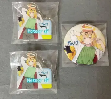 메메무라 팝업 스토어 메테오 캔뱃지 아크릴 네임 배지