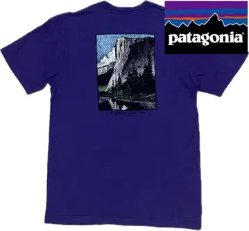 patagonia 티셔츠 보라색 오가닉 코튼 요세미티 멕시코제
