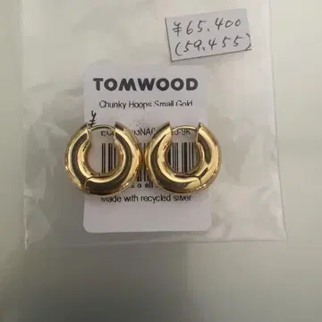TOMWOOD Chunky Hoops Small Gold