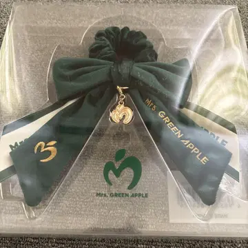 MRS GREEN APPLE 리본 포함 머리끈 스크런치 라이트 스틱
