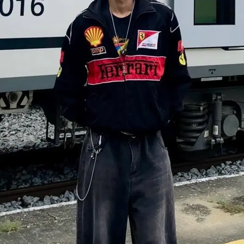 페라리 에프원 레이싱 자켓 빈티지 점퍼 F1