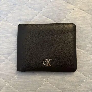 캘빈클라인 calvin klein 지갑 블랙 가죽 접이식 지갑