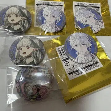 FGO 페스 2025 영기소환 캔뱃지 신규 일러스트 멀린 세트