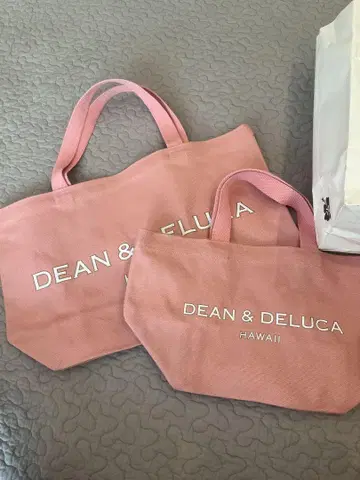 DEAN & DELUCA 토트백 대소 2개 세트 쇼핑백 포함