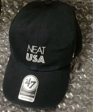 47 NEAT USA 블랙 CAP