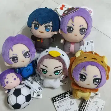 새상품 블루 록 봉제 인형 세트