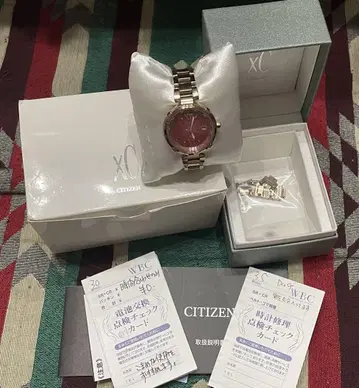 EC1062 53W 크로스씨 전파 솔라 시티즌 시계 레드