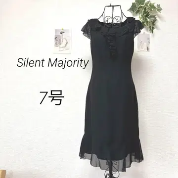 9244-1 Silent Majority 프릴 원피스 포멀