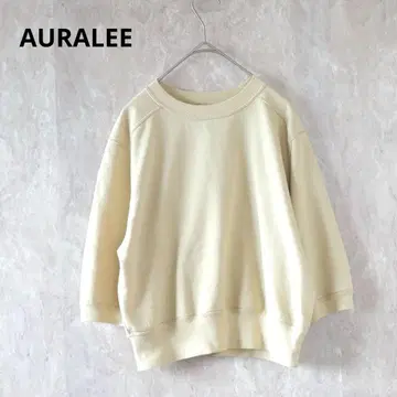 AURALEE elastic high gauge half sleeve