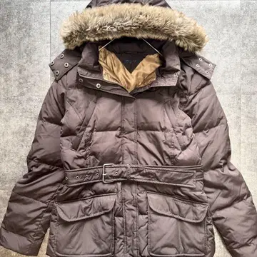 [새상품급] TOMMY HILFIGER 6way 퍼 다운 자켓 벨트