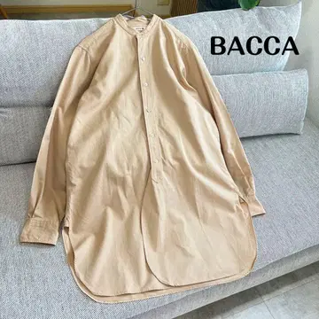 [새상품급] Bacca 정가 2.5만 노카라 셔츠 심플 튜닉 36