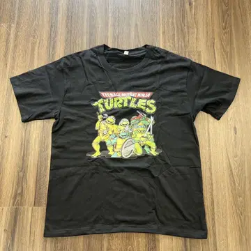 S@ Mutant Turtles 그래픽 프린트 아메리칸 코믹스 티셔츠