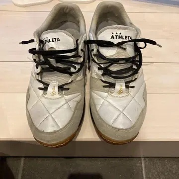 ATHLETA 축구화 25.5cm 화이트/그레이