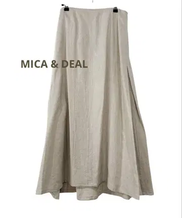 미사용 MICA & DEAL 마이카앤디얼 린넨 스커트 38