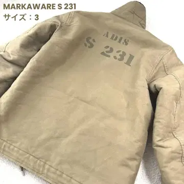 마카웨어 N1 덱 자켓 MARKAWARE S 231 밀리터리