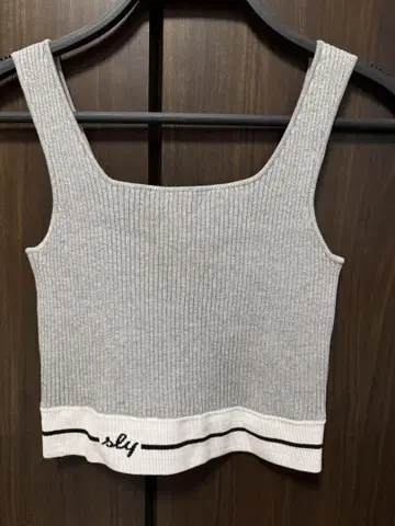 SLY 리브 탱크탑 그레이