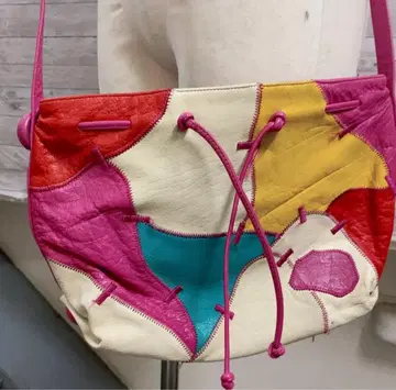 카를로스 팔치 컬러풀 가죽 숄더백