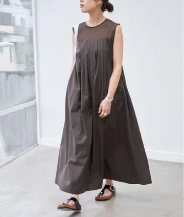 Spick and Span [추가] 시어 요크 절개 원피스