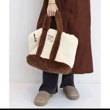 라빠르망 [ 굿 그리프 ] GCA EMB. FAUX FUR 토트백