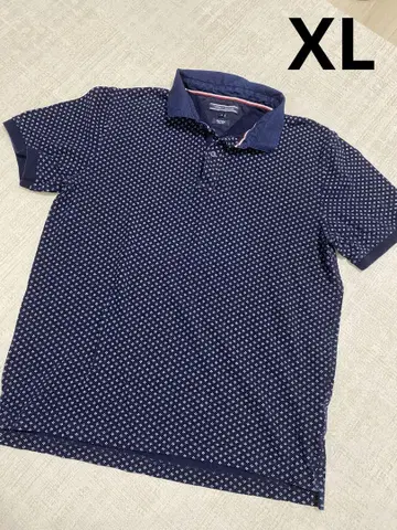 타미힐피거 피케 셔츠 네이비 패턴 XL