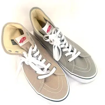 Vans 하이컷 스니커즈 그레이/베이지