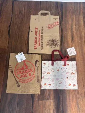 덤 포함 미사용 새상품 TRADERJOE'S 한정판 에코백