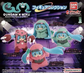 GUNDAM x MIKU 전4종 컴플리트 세트 피규어 컬렉션