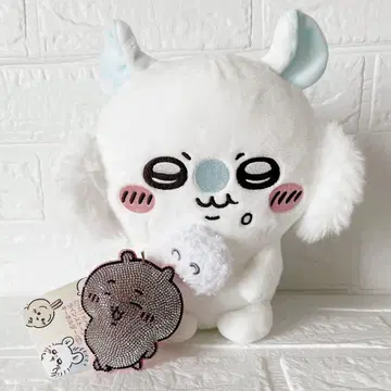 치이카와 모몽가 봉제 인형 큐빅 키링 세트