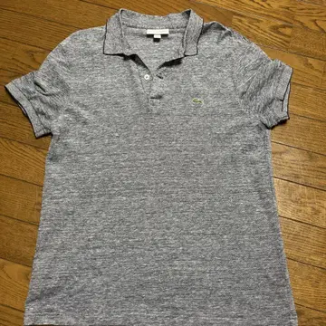 LACOSTE 그레이 피케 셔츠 US M