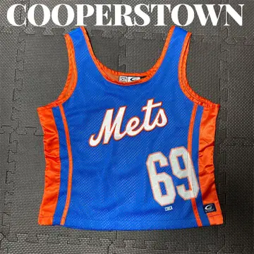 COOPERSTOWN Mets 메츠 탱크탑 숏 기장 00년대