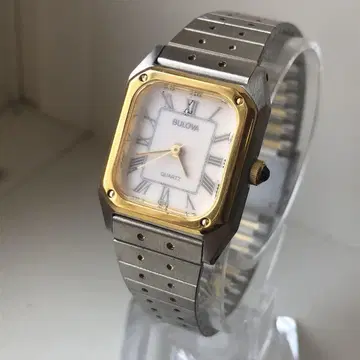BULOVA 쿼츠 시계 실버/골드