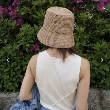 [ 새상품급 ] Ameri MEDI RAFFIA LADY HAT