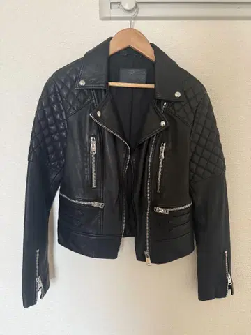 ALLSAINTS 블랙 라이더 자켓 UK 8