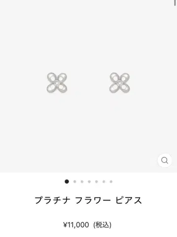 ESTELLE 플래티넘 플라워 귀걸이