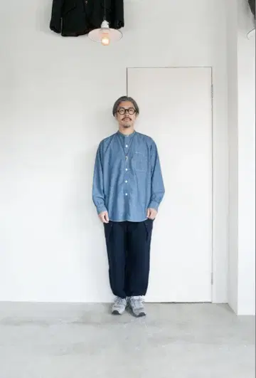 post o'alls #1201 샴브레이 셔츠 usa 제 S 사이즈
