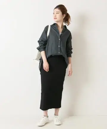 Spick & Span 린넨 빅 셔츠2