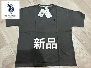 새상품 U.S. POLO ASSN. 그레이 와플 반팔 티셔츠 L 사이즈