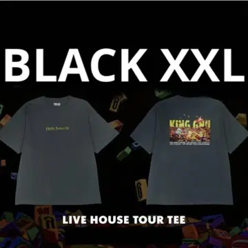 [새상품] King Gnu LIVEHOUSE TOUR TEE 블랙 XXL