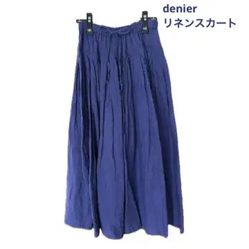 denier 린넨 스커트