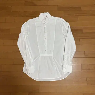 BOURRIENNE PARIS X 화이트 풀오버 긴팔 셔츠
